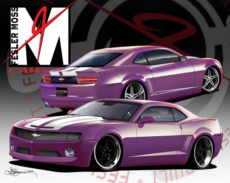 Illustration for article titled Fesler-Moss Builds A Corvette ZR1-Powered Camaro SS